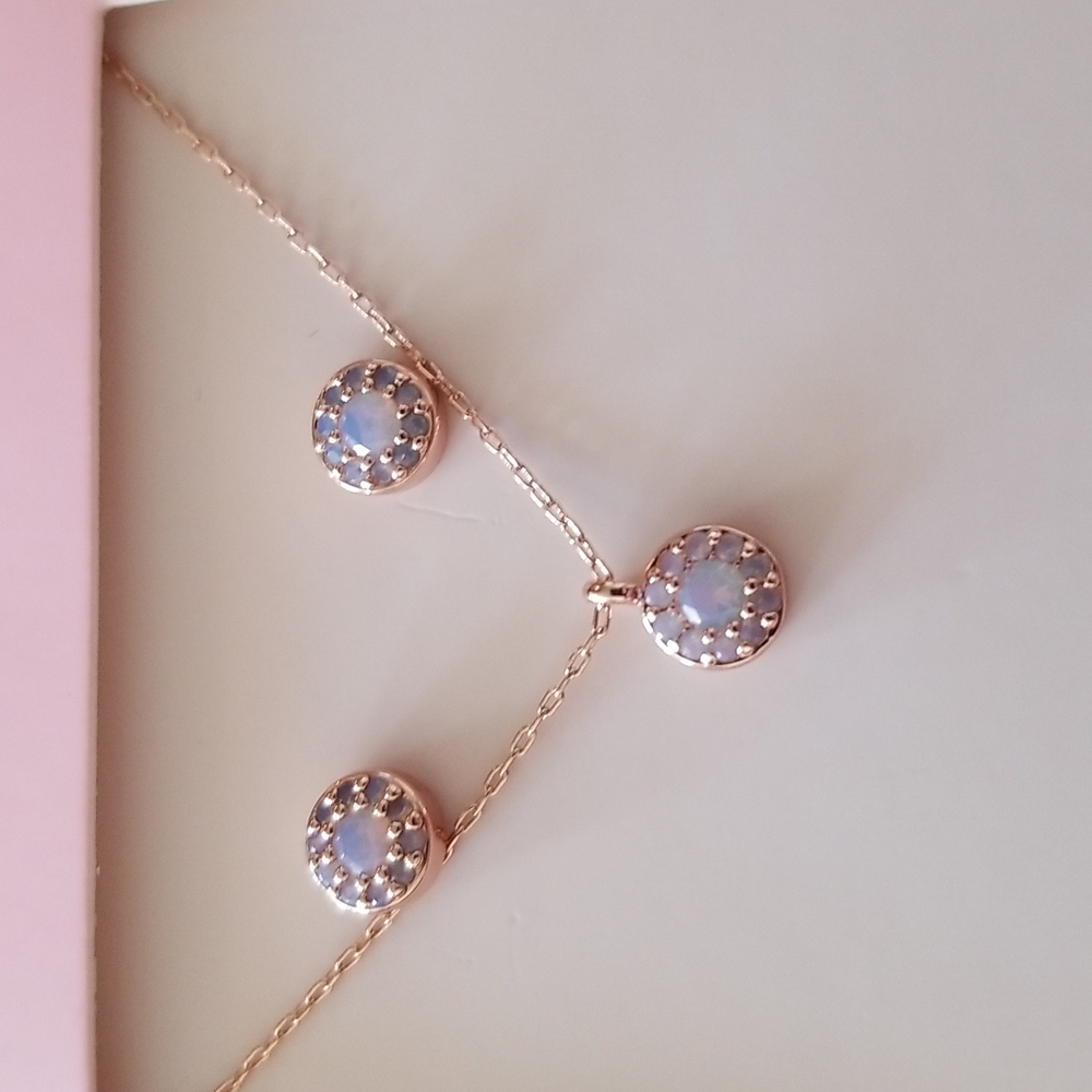 Kate Spade Something Sparkly Pave Earrings and Necklace Set - Picture 2 of 12
